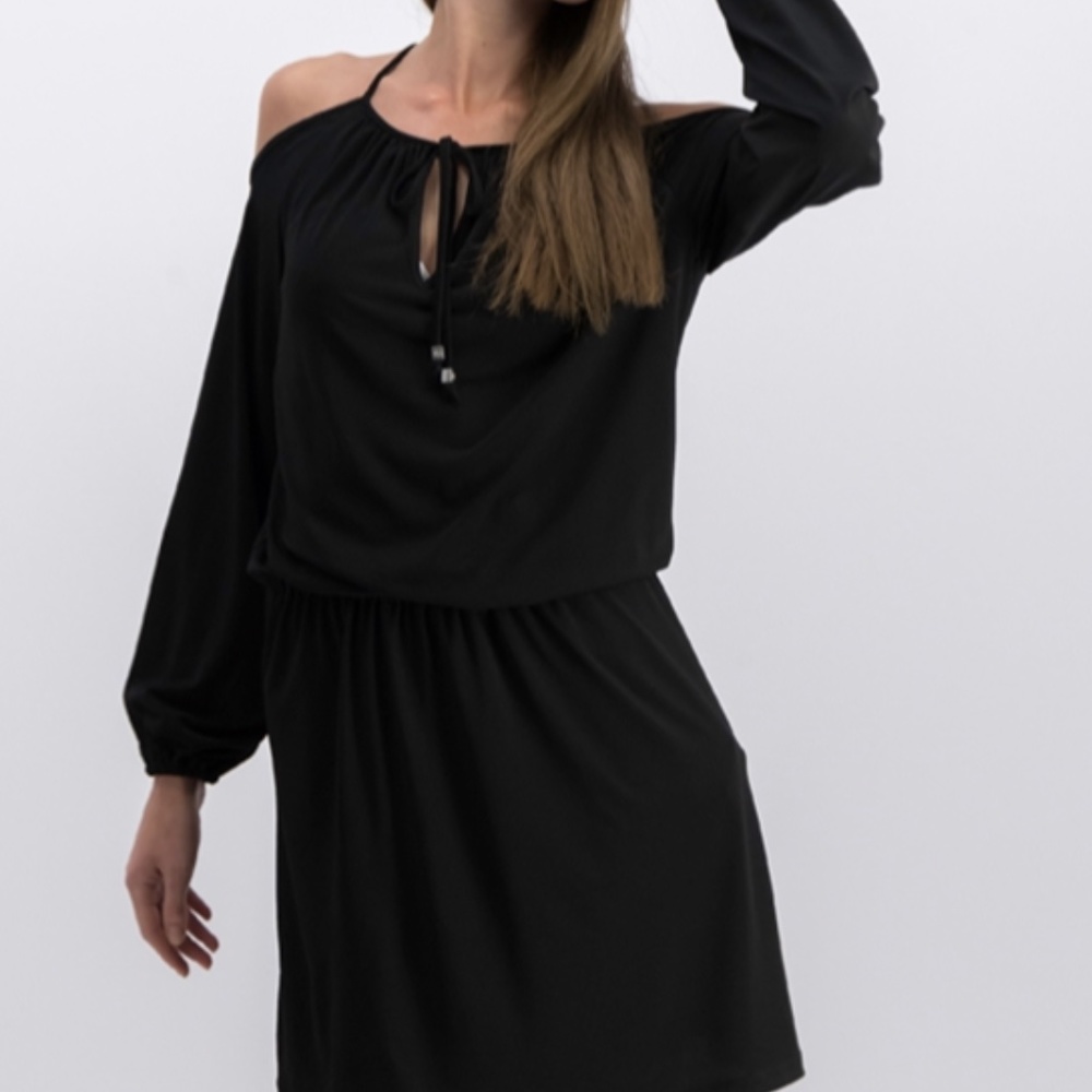 Woman's Michael Kors Black Dress Size XS Cold Shoulder